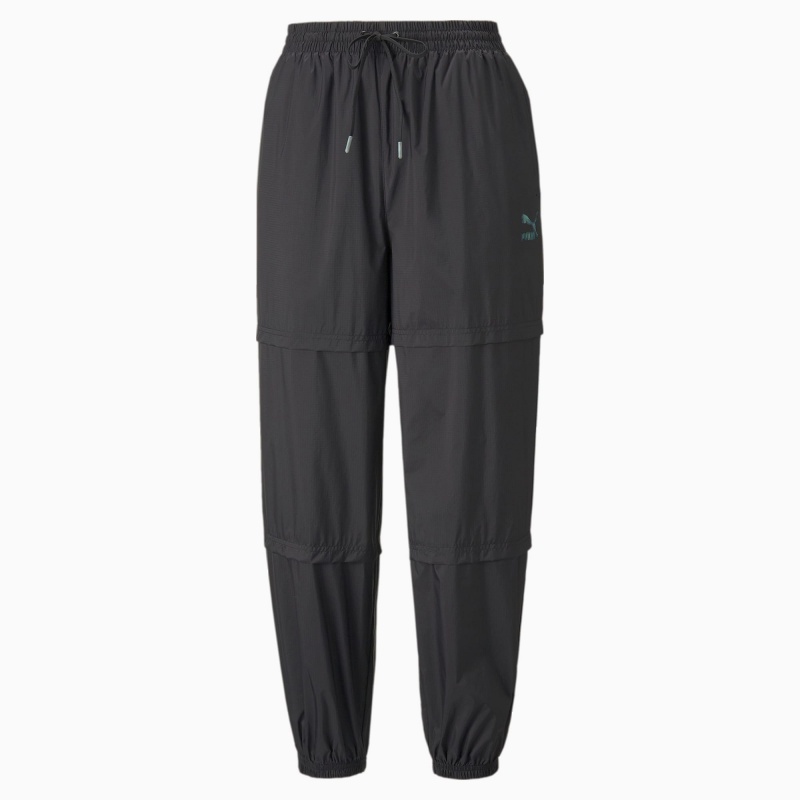 Pantalon Puma Crystal Galaxy Woven Negros | 28196HDIT