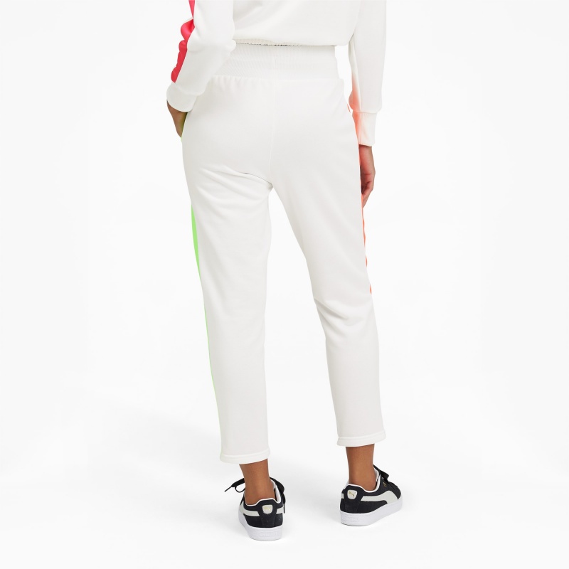 Pantalon Puma Iconic T7 Cigarette Blancos | 75029CHMY