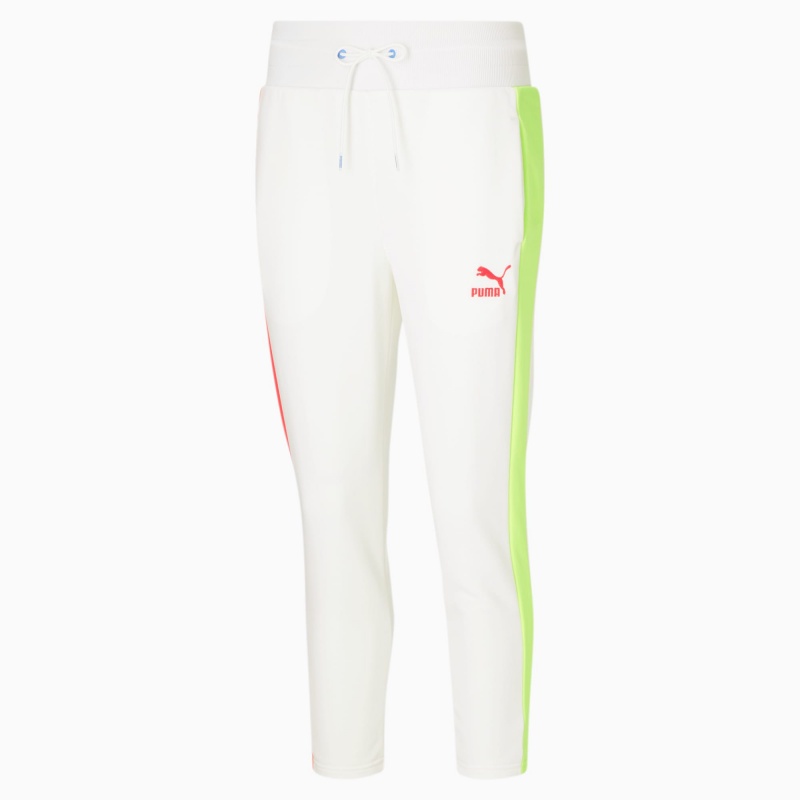 Pantalon Puma Iconic T7 Cigarette Blancos | 75029CHMY