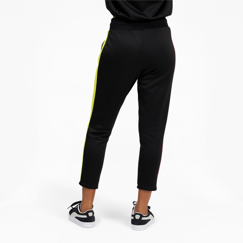 Pantalon Puma Iconic T7 Cigarette Negros | 51463KUZS