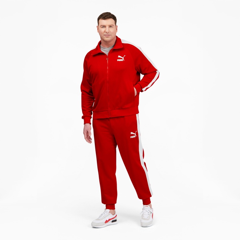 Pantalon Puma Iconic T7 Pista BT Rojos | 13602NZHV