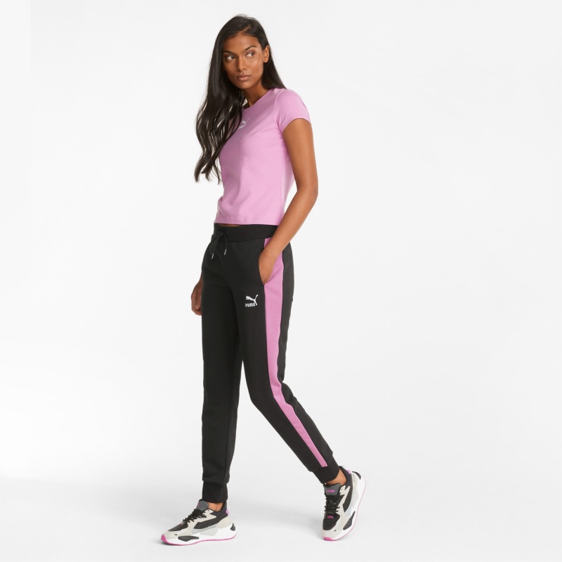 Pantalon Puma Iconic T7 Pista Negros | 02968KQBA
