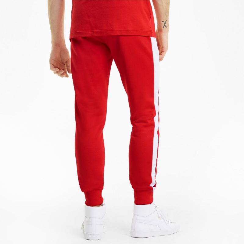 Pantalon Puma Iconic T7 Pista Rojos | 34198HUMV