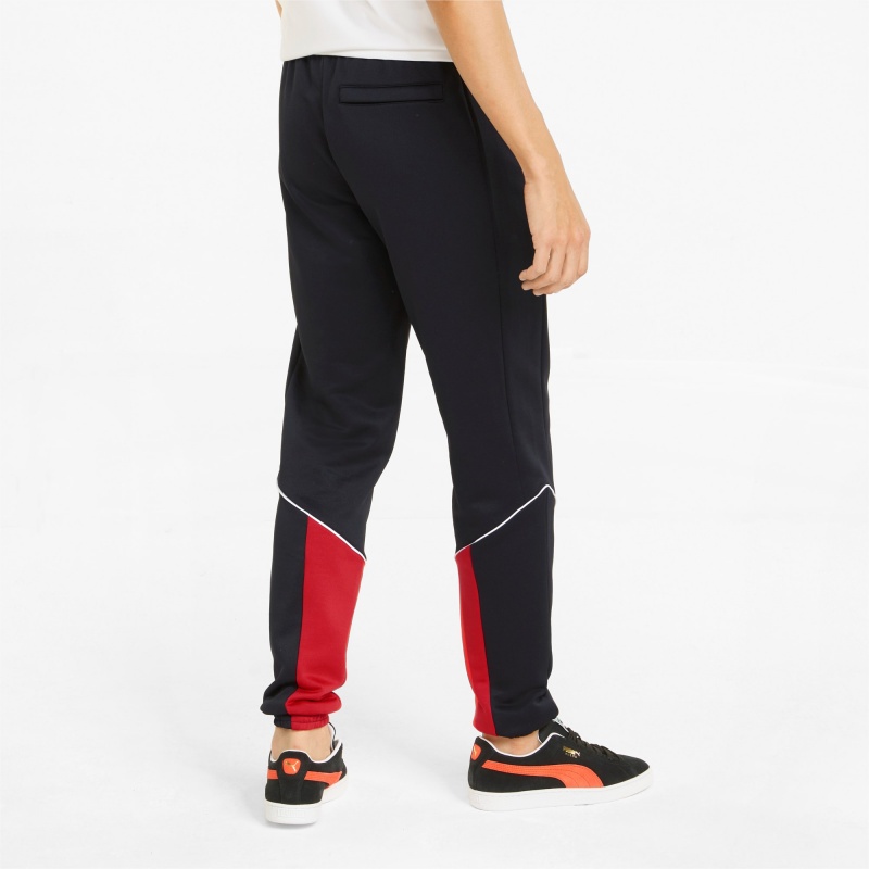 Pantalon Puma King Pista Negros Rojos | 74923ORWH