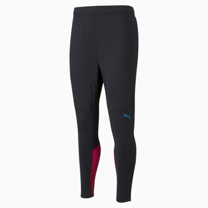Pantalon Puma Manchester City Entrenamiento Soccer Negros | 29086IXOF
