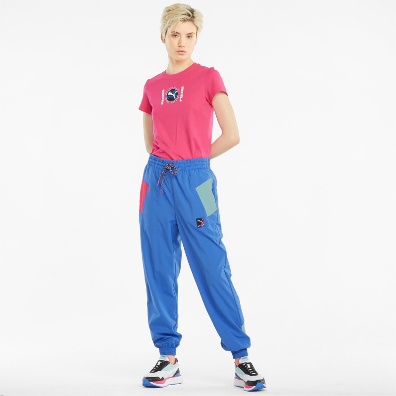 Pantalon Puma PUMA International Pista Azules | 28549OFJA