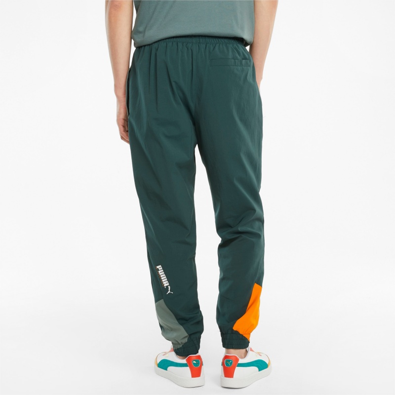 Pantalon Puma PUMA International Winterized Woven Verdes | 38760UBVX