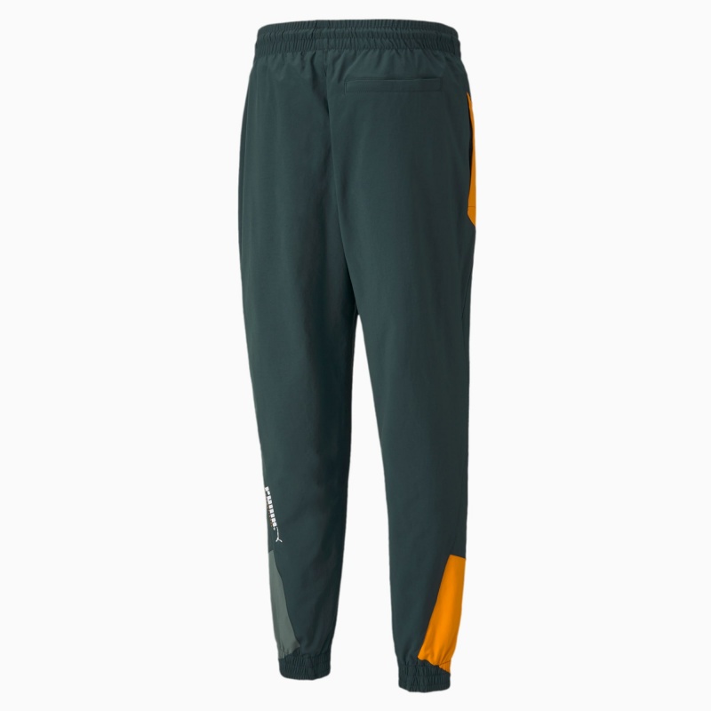 Pantalon Puma PUMA International Winterized Woven Verdes | 38760UBVX