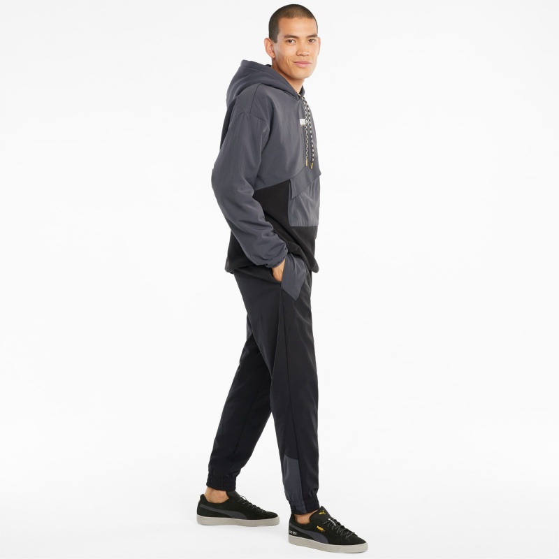 Pantalon Puma PUMA International Winterized Woven Negros | 19865SBQR