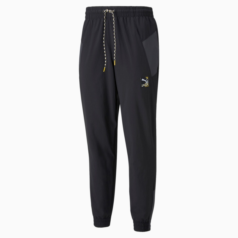 Pantalon Puma PUMA International Winterized Woven Negros | 19865SBQR