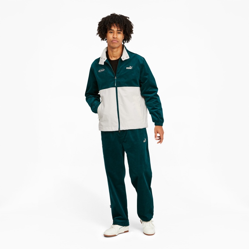 Pantalon Puma PUMA x BUTTER GOODS Pista Pants Azules | 61432WHIG