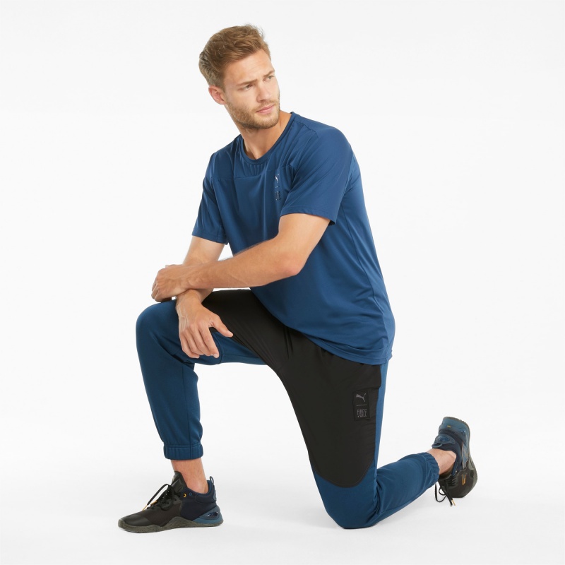 Pantalon Puma PUMA x FIRST MILE FT Entrenamiento Azules | 03648HDAU