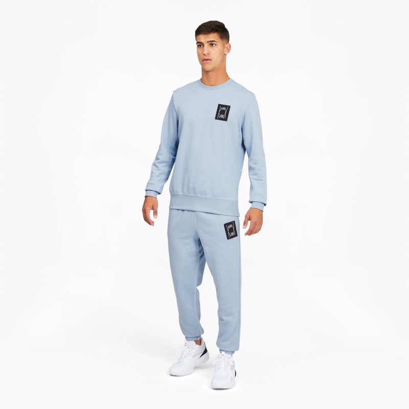 Pantalon Puma Pivot Basketball Azules | 72498DZPL