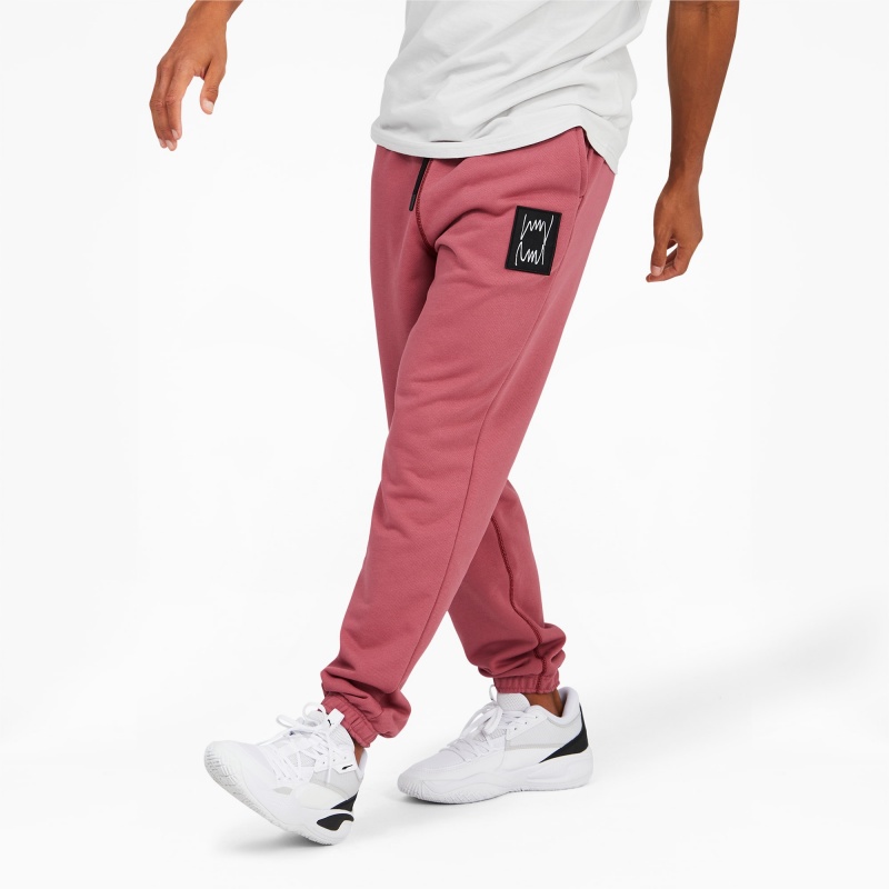 Pantalon Puma Pivot Basketball Mauvewood | 39621WCUS