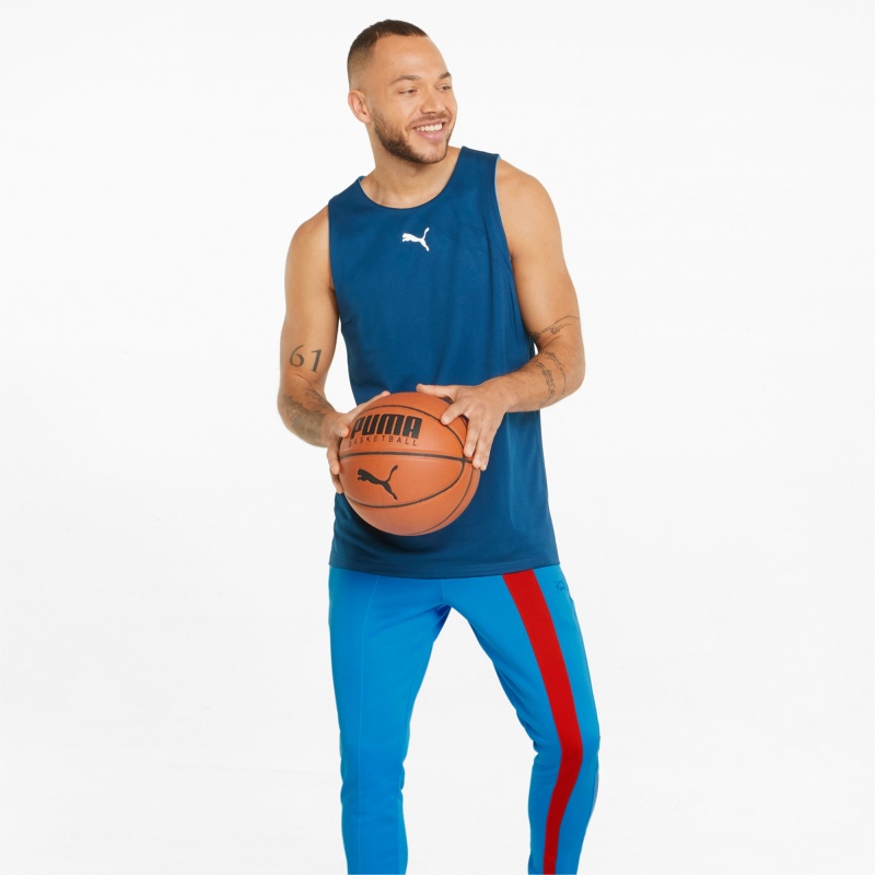 Pantalon Puma Ralph Sampson Basketball Bleu Azur | 18769GWTE