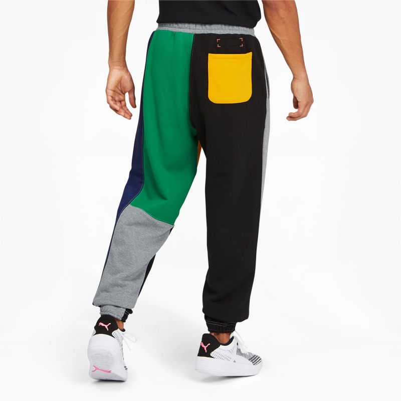 Pantalon Puma Signature Basketball Medium Gray Heather | 83569RKDN
