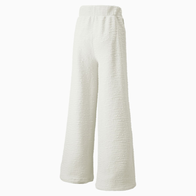 Pantalon Puma Snow Tiger Anchos Leg Blancos | 53097TMZW