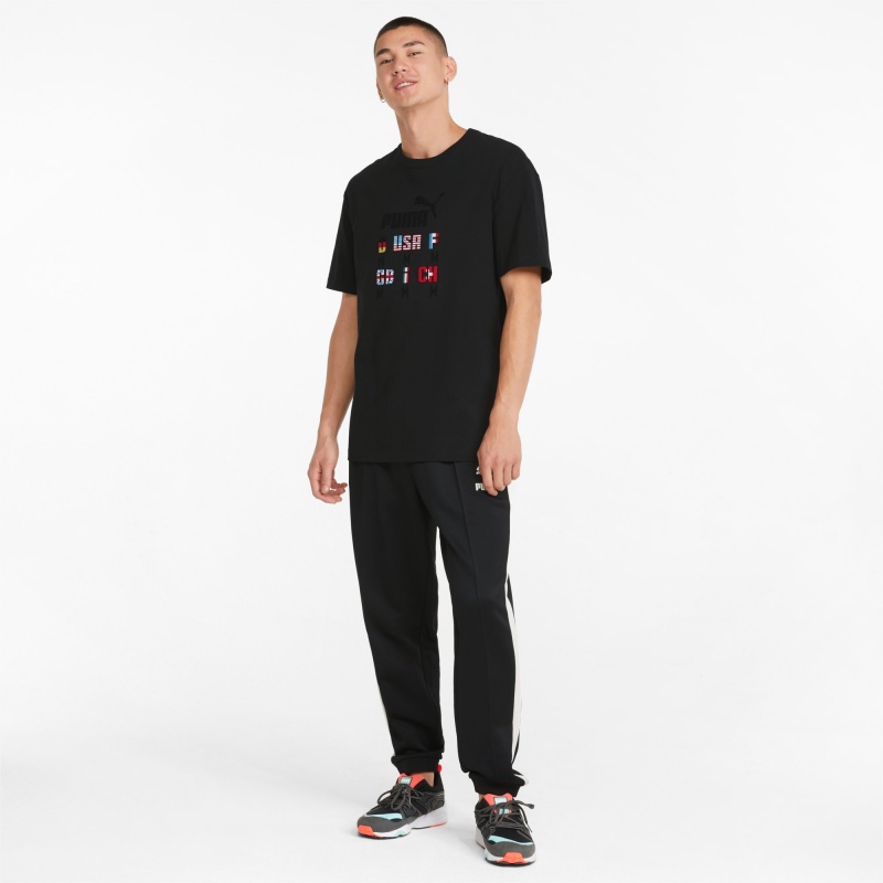 Pantalon Puma The NeverWorn T7 Pista Negros | 59230TIBY