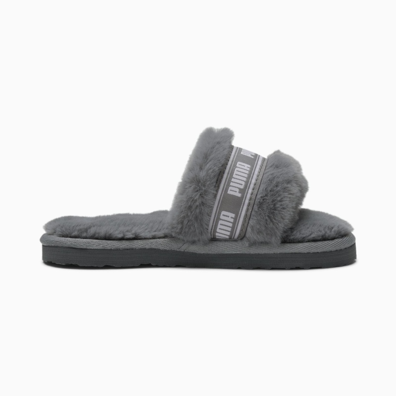 Pantuflas Puma Fluff Little Blancos | 01524KBAS