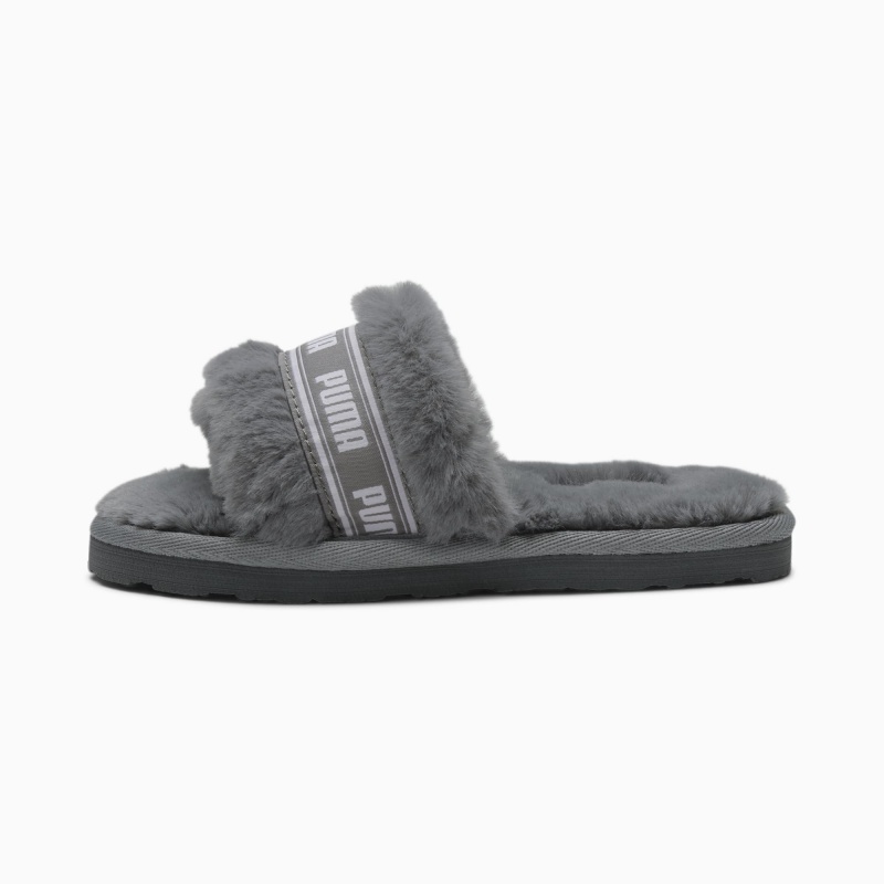 Pantuflas Puma Fluff Little Blancos | 01524KBAS
