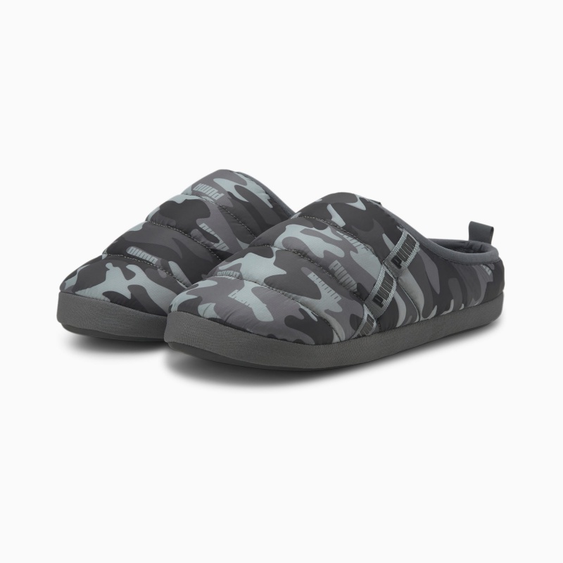 Pantuflas Puma Scuff Camo Negros | 30976YBVR