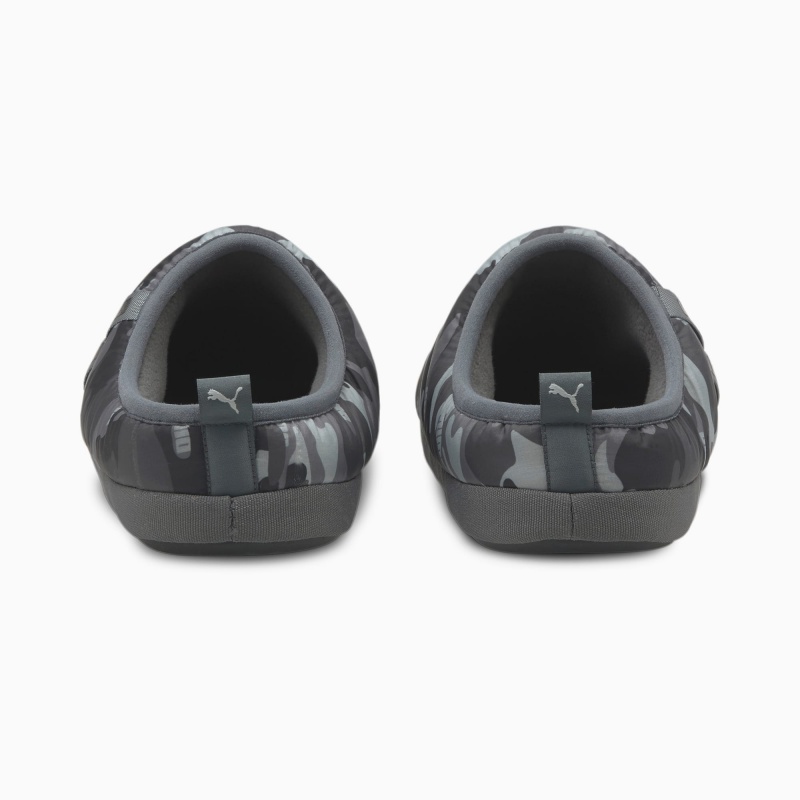 Pantuflas Puma Scuff Camo Negros | 30976YBVR