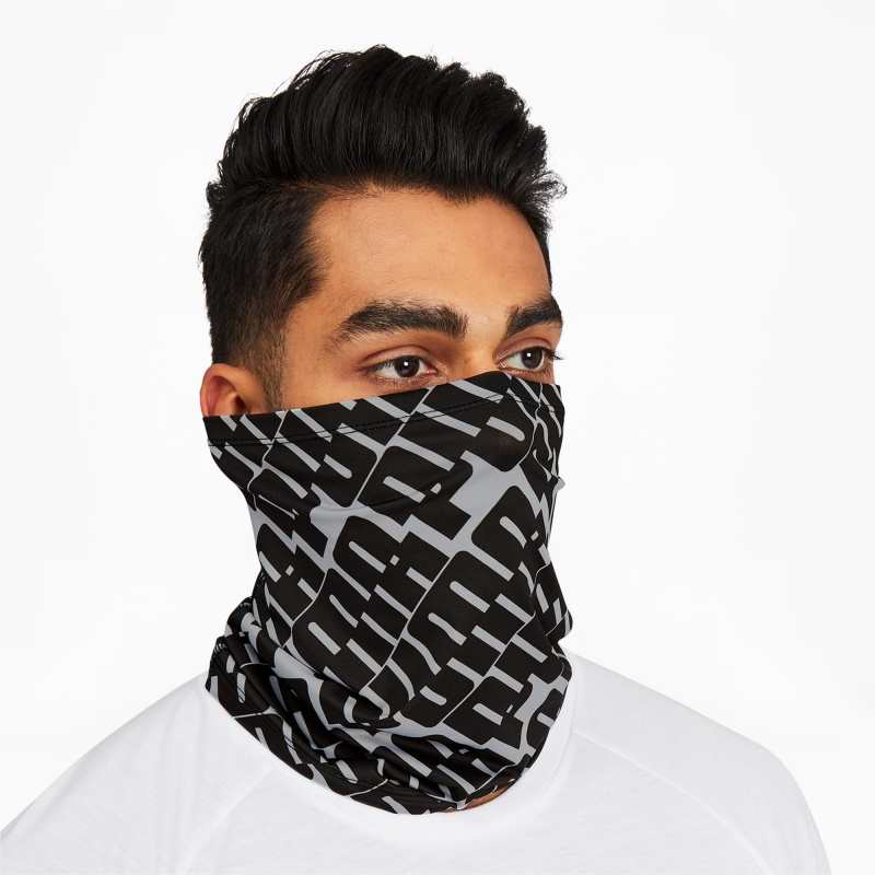 Polaina De Cuello Puma PUMA AOP Gaiter [2 Pack] Negros | 70538GNEJ