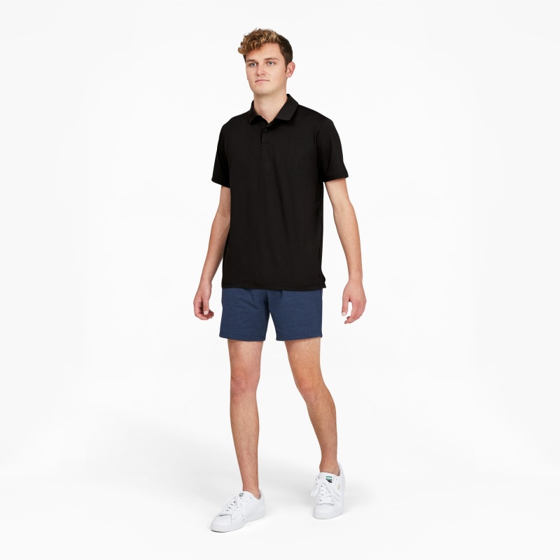 Polo Puma CLOUDSPUN GRYLBL Golf Negros | 48372TVUK