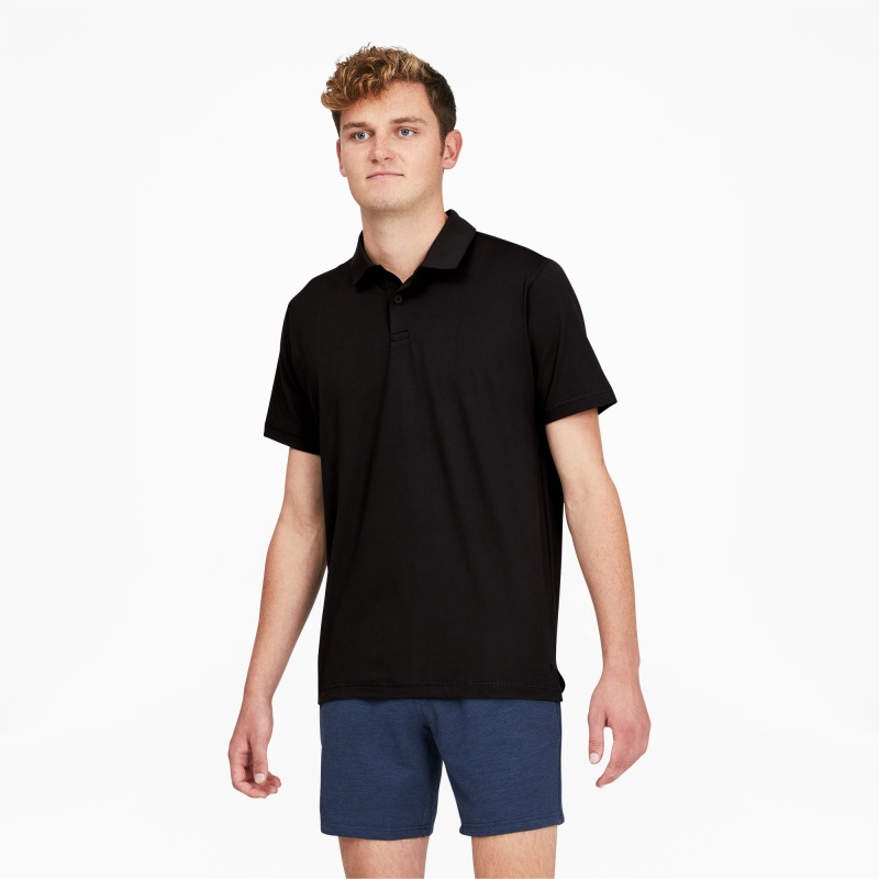 Polo Puma CLOUDSPUN GRYLBL Golf Negros | 48372TVUK