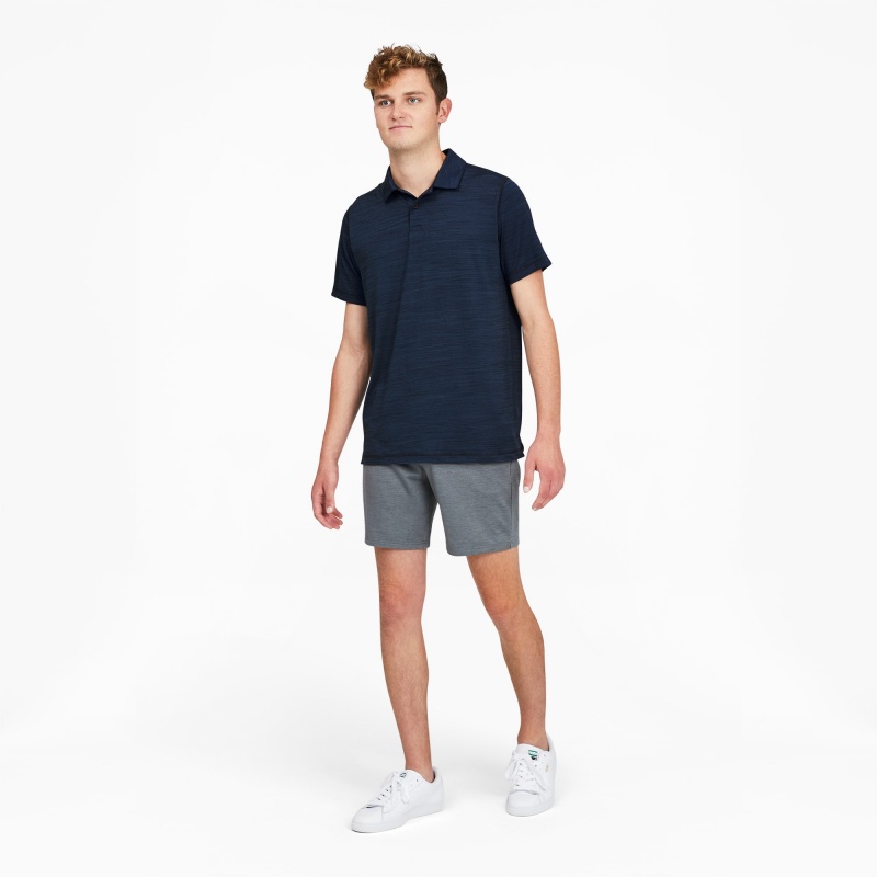 Polo Puma CLOUDSPUN GRYLBL Golf Polo Azul Marino | 82179HLQT