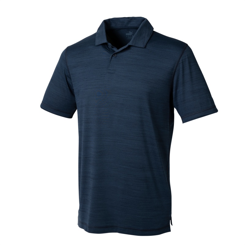 Polo Puma CLOUDSPUN GRYLBL Golf Polo Azul Marino | 82179HLQT