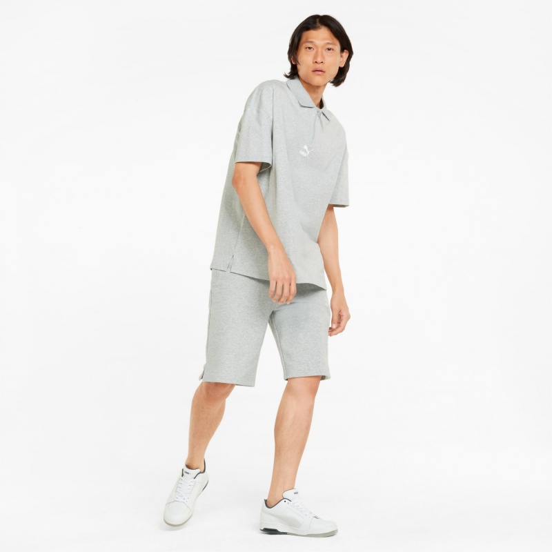 Polo Puma Classics Boxy Zip Azules | 89610OAZE