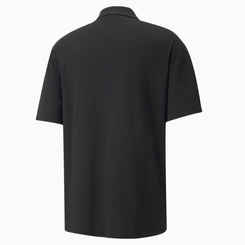 Polo Puma Classics Boxy Zip Negros | 85076BMQP