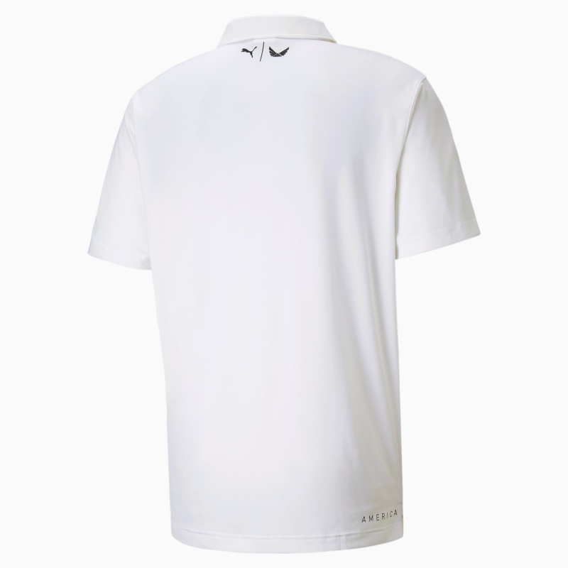 Polo Puma MATTR Betsy Pocket Golf Blancos | 15360PENJ