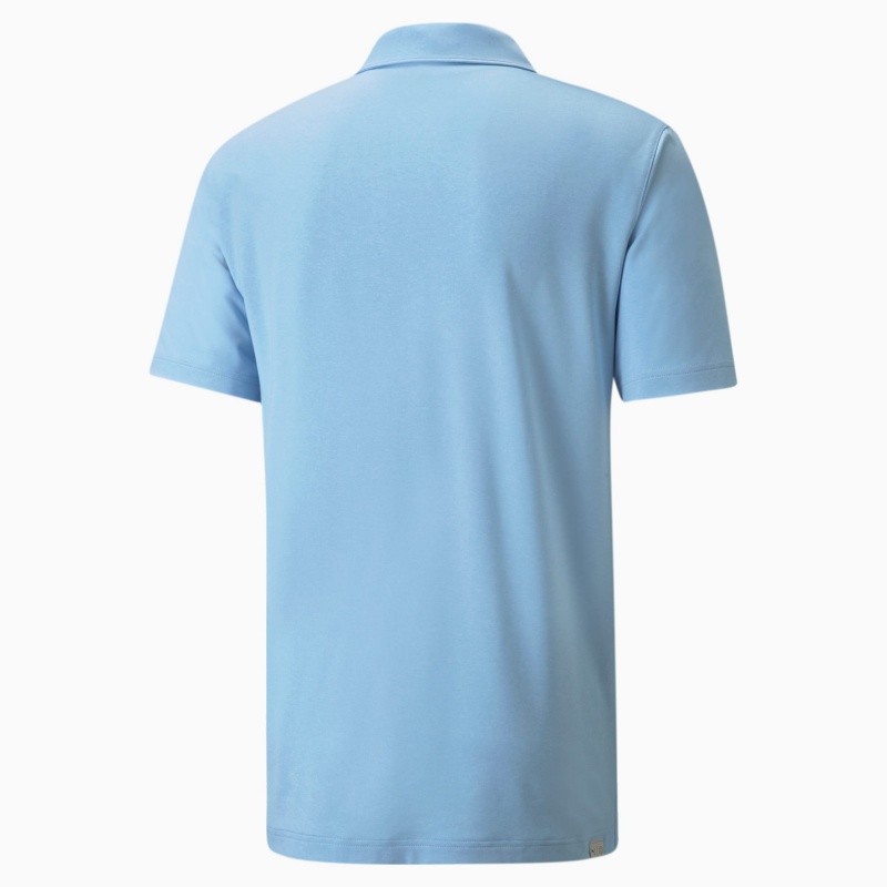 Polo Puma MATTR Hazard Azules Blancos | 57236BFNI