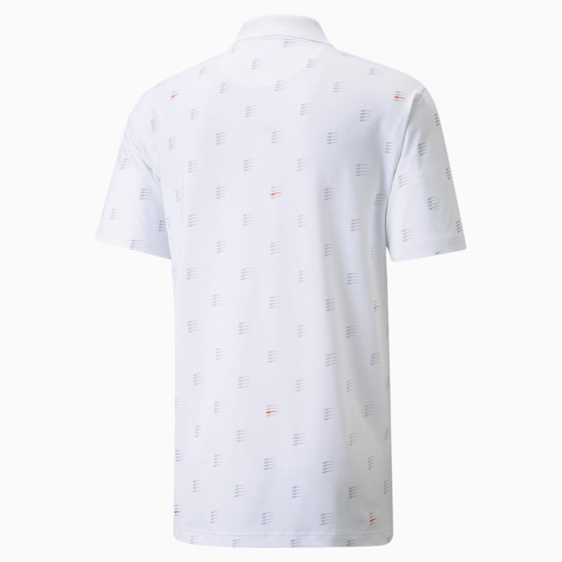 Polo Puma MATTR Moving Day Golf Blancos Naranjas | 13652XMNF