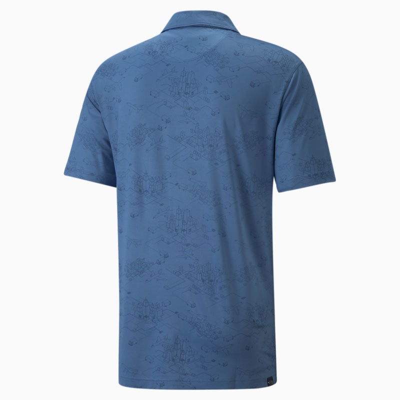 Polo Puma MATTR Signature Required Azules Azul Marino | 26394CQHZ