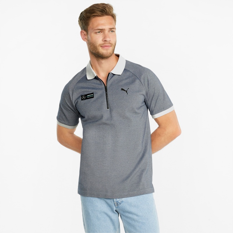 Polo Puma Mercedes F1 Two-Tone Plateados | 65927GPAF