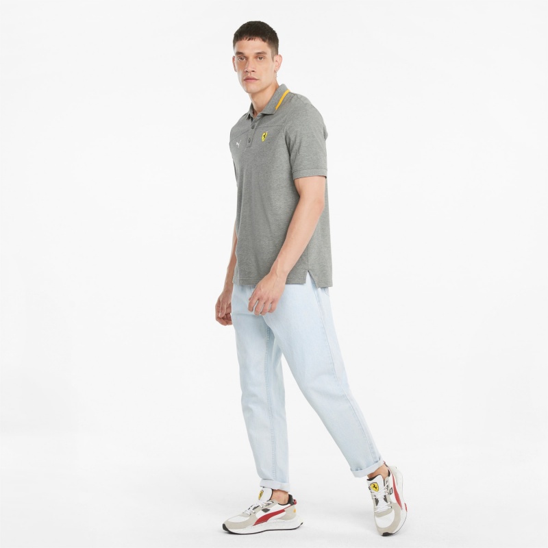 Polo Puma Scuderia Ferrari Race Medium Gray Heather | 13945PVRA
