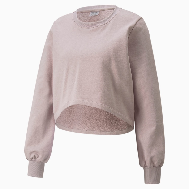 Pullover Puma Exhale Relaxed Entrenamiento Quail | 48359MFTG