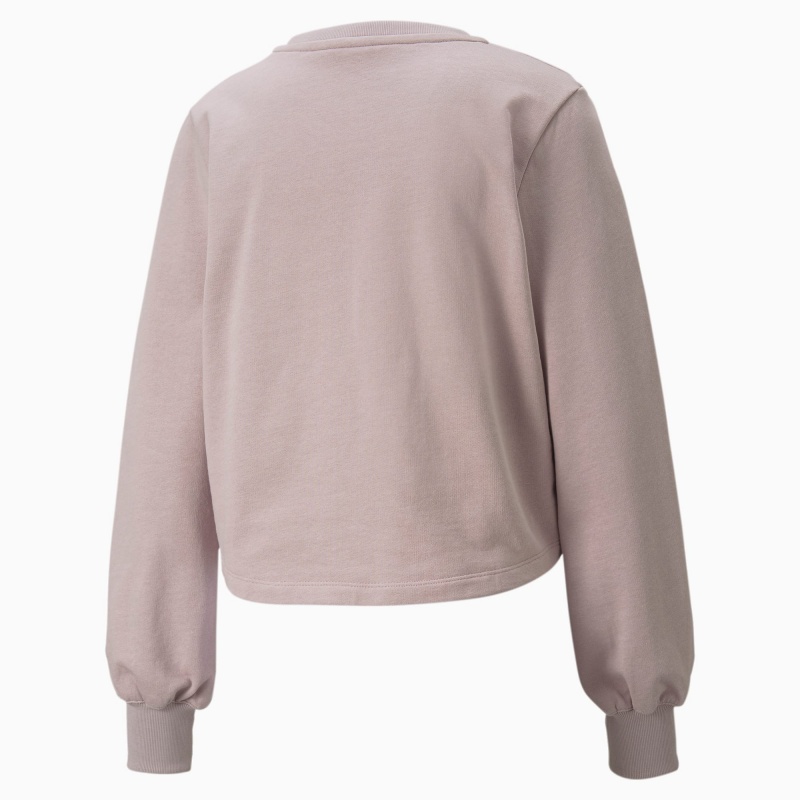 Pullover Puma Exhale Relaxed Entrenamiento Quail | 48359MFTG