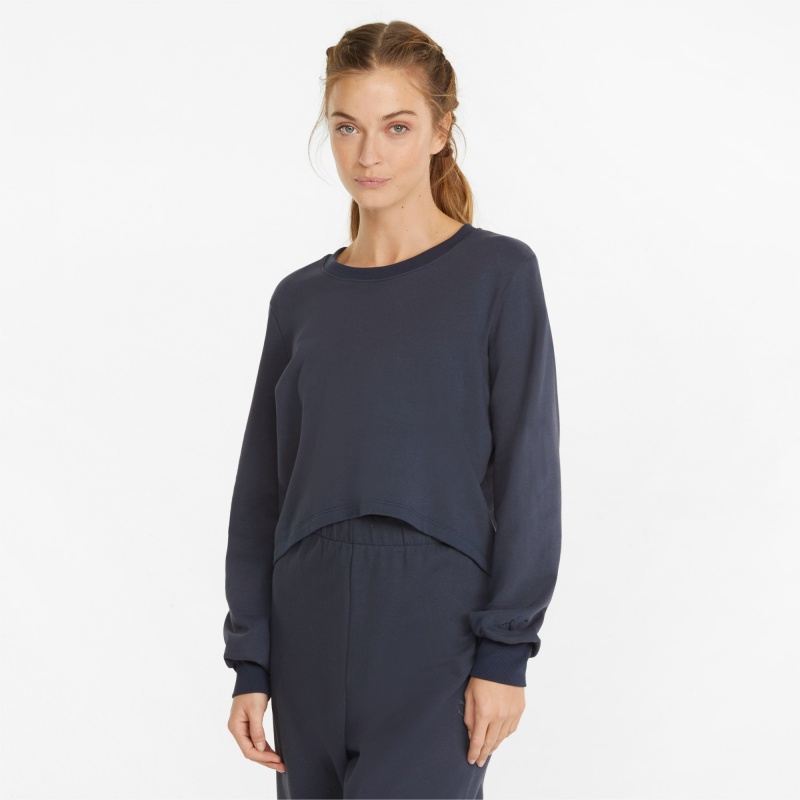 Pullover Puma Exhale Relaxed Entrenamiento Parisian Night | 80649YQCM