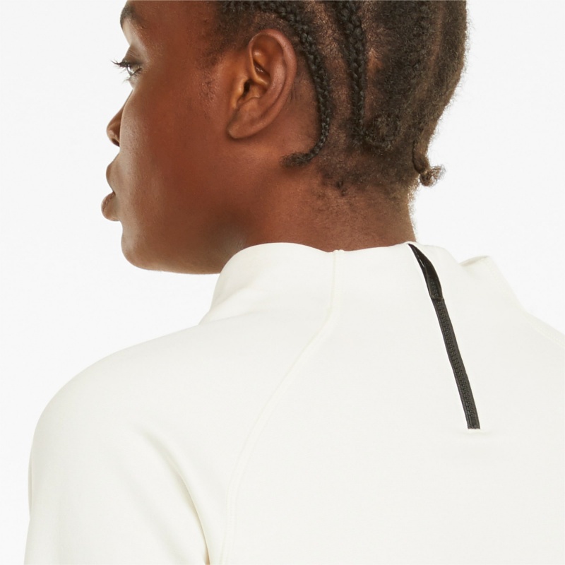 Pullover Puma PUMA x FIRST MILE Mock Neck Entrenamiento Ivory Glow | 13069VGMD