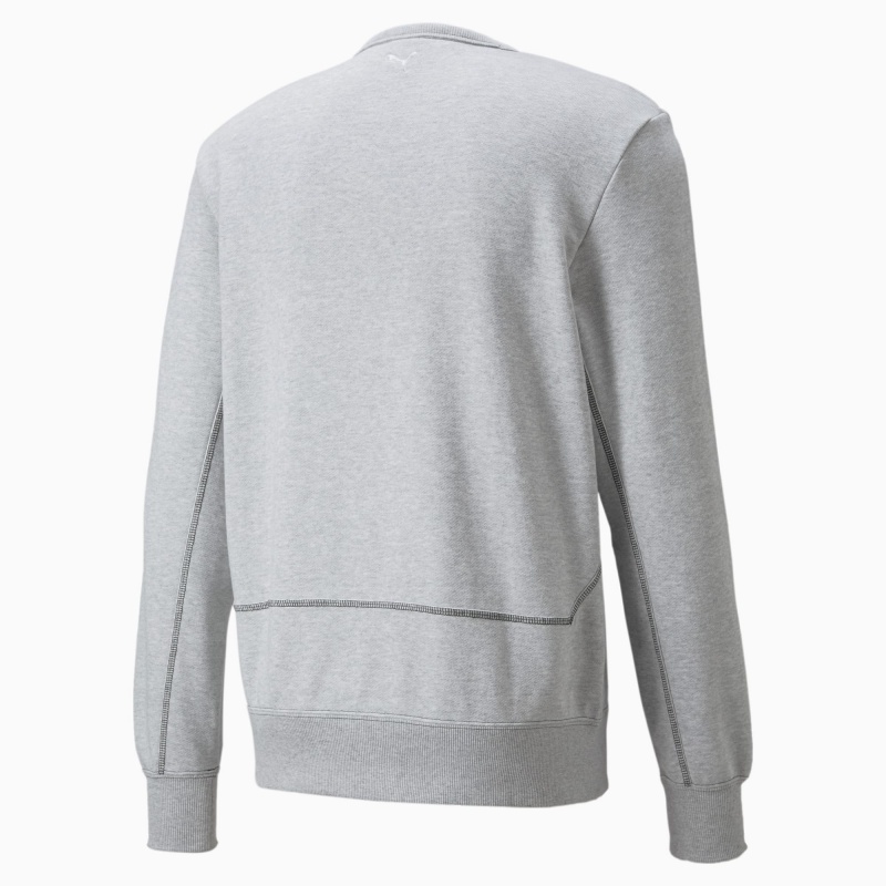 Pullover Puma Pivot Crew EMB Basketball Azules | 89735SYLU