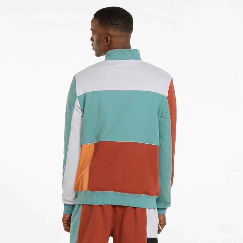 Pullover Puma Signature Basketball Azules | 04729CXOE