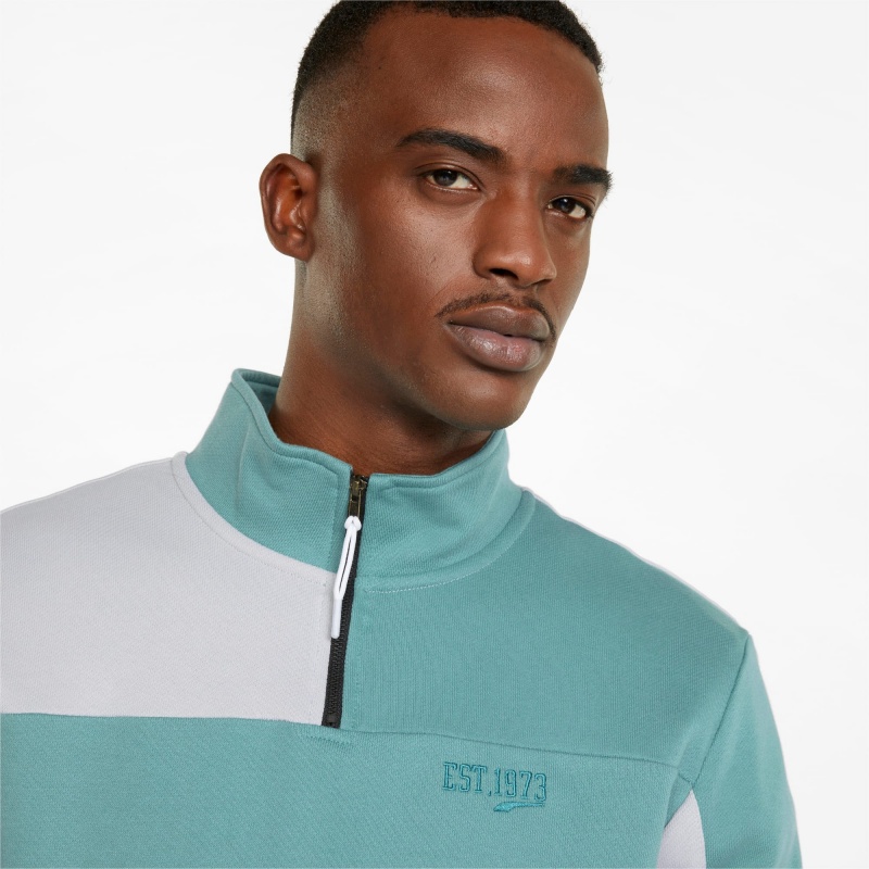 Pullover Puma Signature Basketball Azules | 04729CXOE