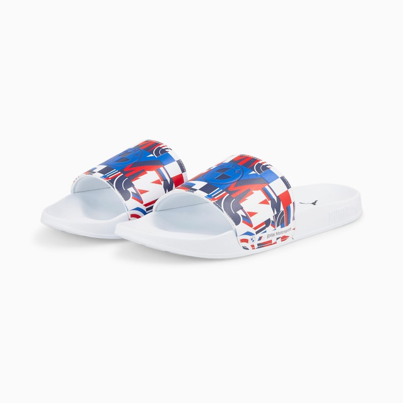 Sandalias Puma BMW M Motorsport Leadcat 2.0 Azules Blancos Blancos | 63198LFKS
