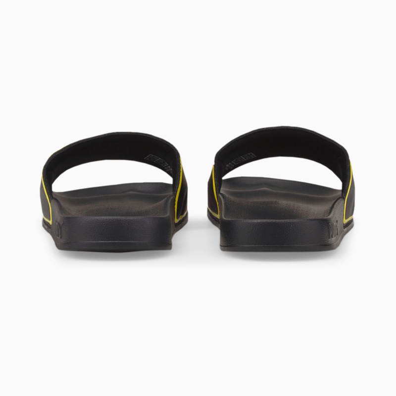 Sandalias Puma BVB Leadcat 2.0 Negros Amarillos | 38964DWYE