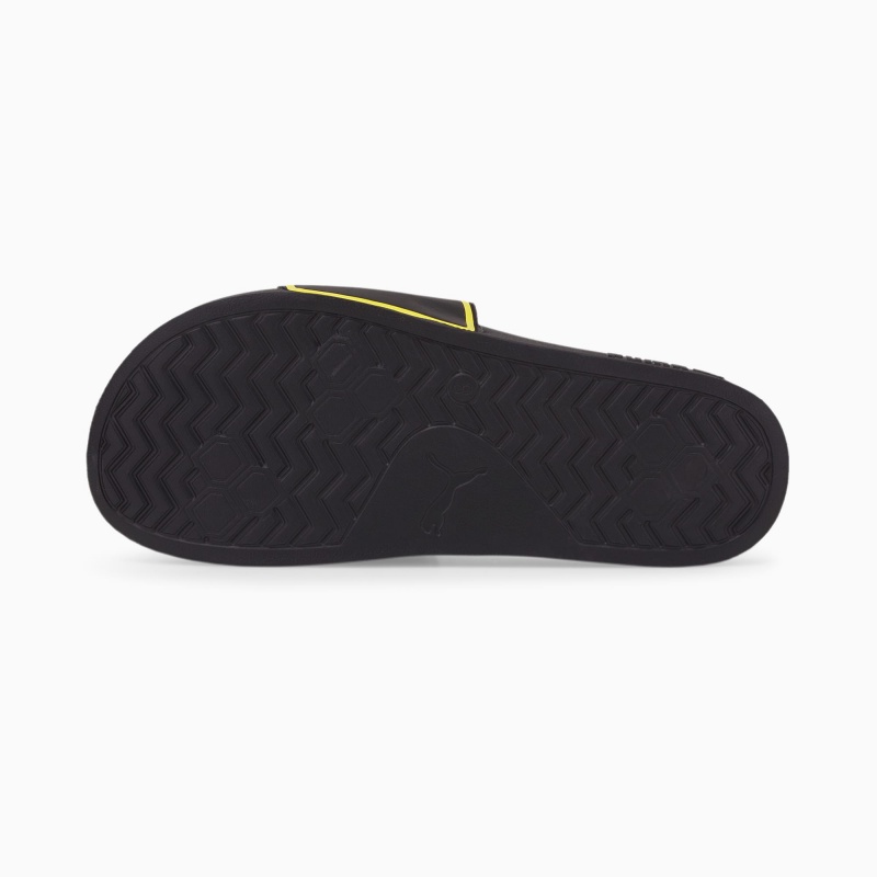 Sandalias Puma BVB Leadcat 2.0 Negros Amarillos | 38964DWYE