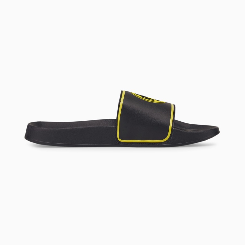 Sandalias Puma BVB Leadcat 2.0 Negros Amarillos | 38964DWYE